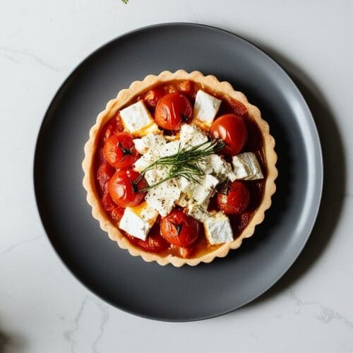 Tarte Tatin Salée aux Tomates et Feta