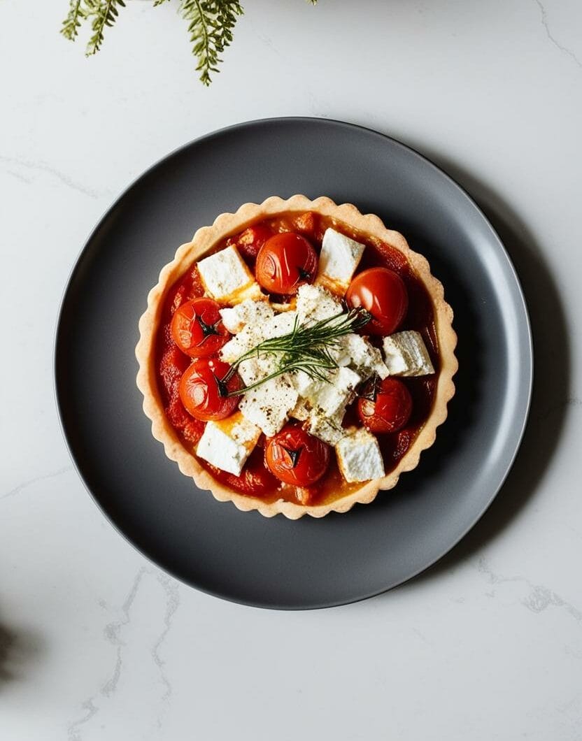 Tarte Tatin Salée aux Tomates et Feta : Une Touche Originale pour Vos Repas
