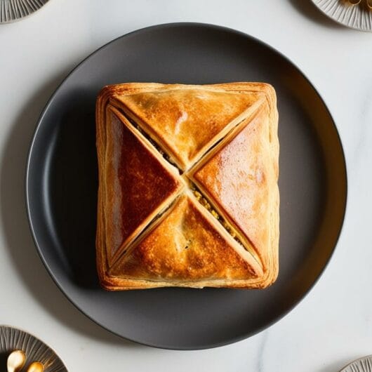 Vegetarian Wellington with Mushrooms and Spinach