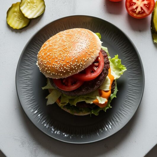 Homemade light Big Mac: Fast Food Revisited by Cuizette