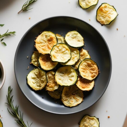 Airfryer Crispy Zucchini Chips