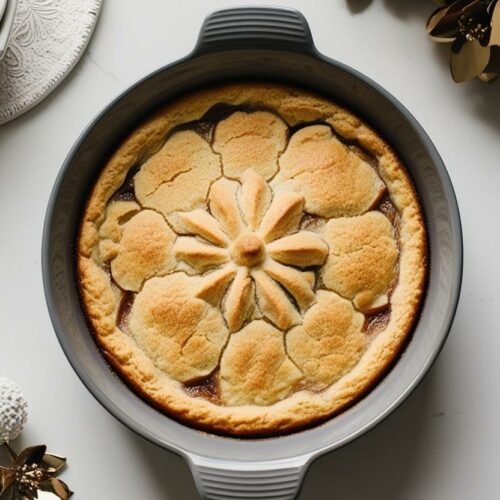 Clafoutis de Courge Butternut et Tomates Cerises