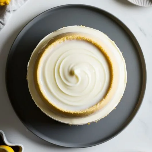 Gâteau au Yaourt : Citron, Basilic et Glaçage Fondant