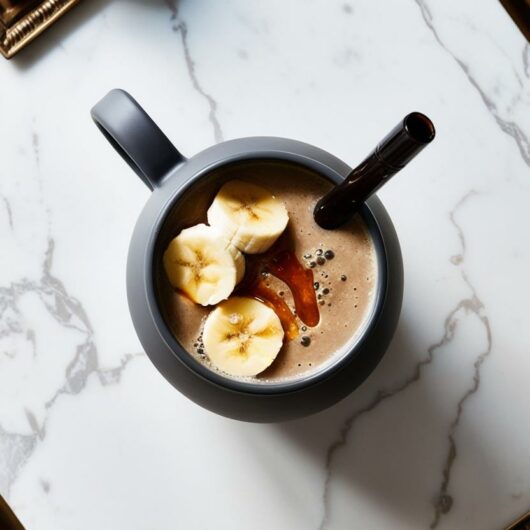 Energizing Coffee and Banana Smoothie