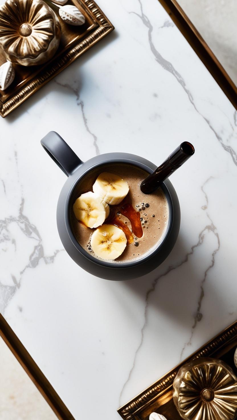 Banana Coffee Smoothie: Energy and health in no time!